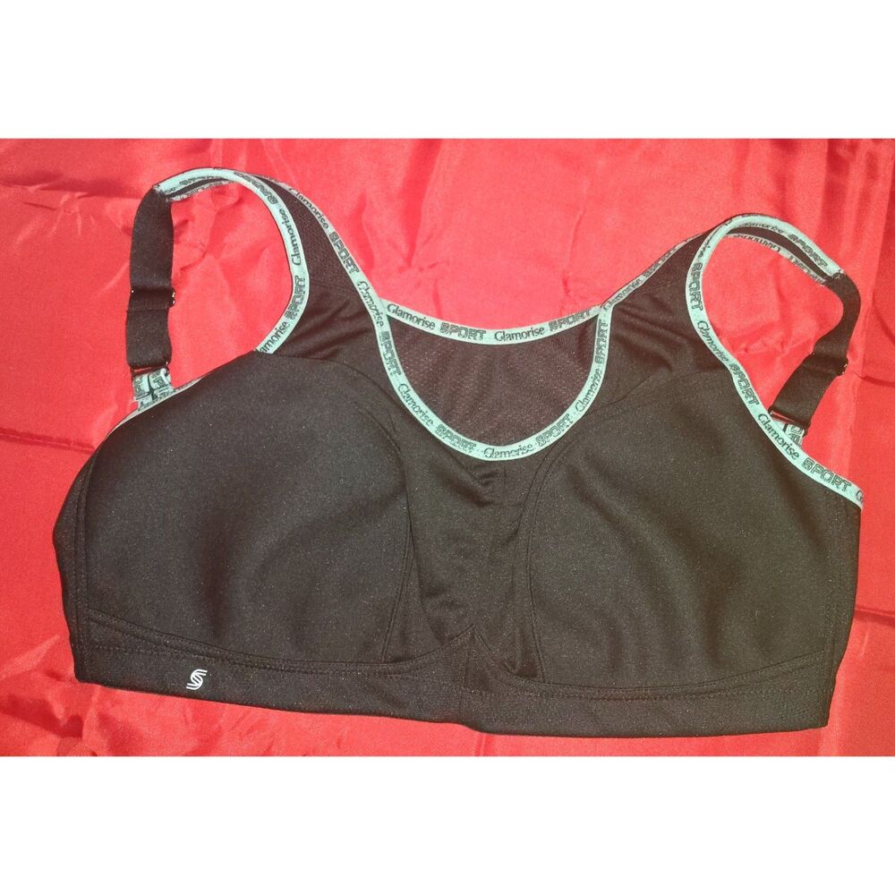 Glamorise Plus Size Sport No-Bounce Camisole Bra 1066 Size 34H Athletic Curvy